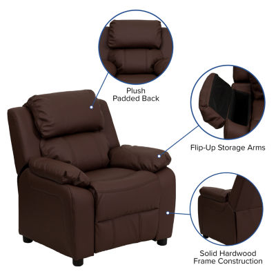 Charlie Padded Arm Recliner for Kids