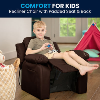Charlie Padded Arm Recliner for Kids