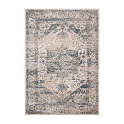 Martha Stewart Molly Medallion Washable Indoor Rectangular Accent Rug