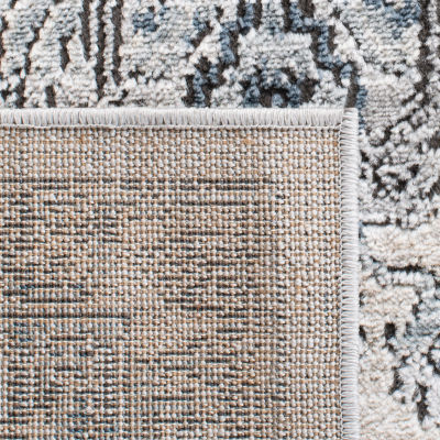 Martha Stewart Thea Floral 6'7" X 9' Indoor Rectangular Area Rug"