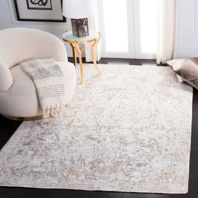 Martha Stewart Xena Floral Washable Indoor Rectangular Area Rug