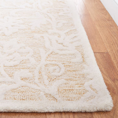 Martha Stewart Edi Floral Washable Indoor Rectangular Area Rug