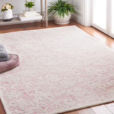 Martha Stewart Edi Floral Washable 6' X 6' Indoor Square Area Rug