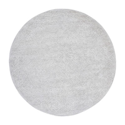 Martha Stewart Elaine Abstract Washable 6' X 6' Indoor Round Area Rug