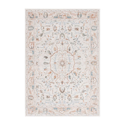 Martha Stewart Nina Floral Washable Indoor Rectangular Area Rug