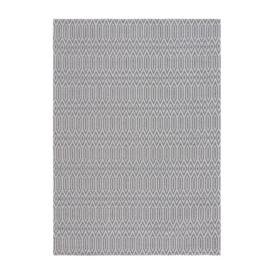 Martha Stewart Vera Geometric Washable Indoor Rectangular Area Rug