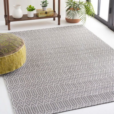 Martha Stewart Vera Geometric Washable Indoor Rectangular Area Rug