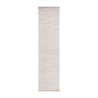 Martha Stewart Ina Stripe Woven Washable 27" X 108" Indoor Rectangular Runner"