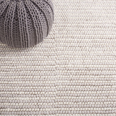 Martha Stewart Ina Stripe Woven Washable Indoor Rectangular Area Rug