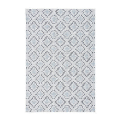 Martha Stewart Robin Geometric Washable Outdoor Rectangular Area Rug