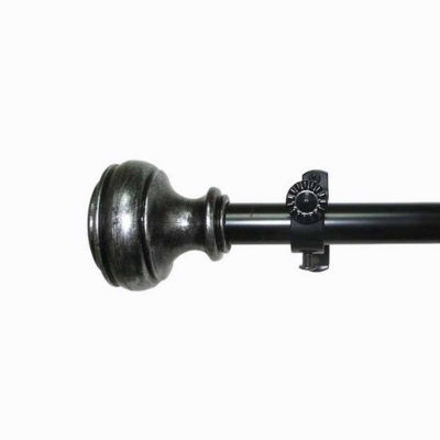 Buono II ¾" Adjustable Curtain Rod with Bradford Finial