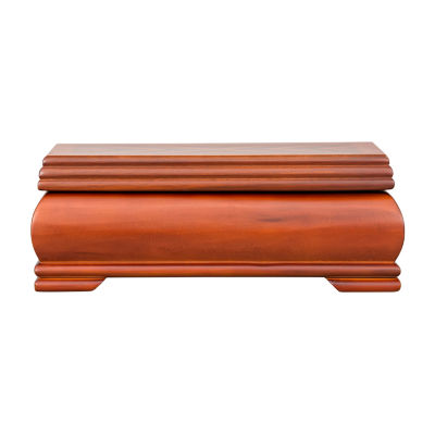 Mele and Co Carmen Walnut-Finish Jewelry Box