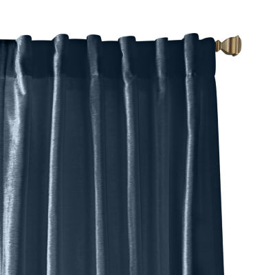 Elrene Home Fashions Carnaby Light-Filtering Rod Pocket Back Tab Single Curtain Panel
