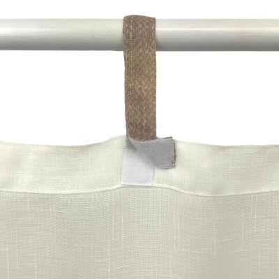 Elrene Home Fashions Darien Tab Top Sheer Single Outdoor Curtain Panel