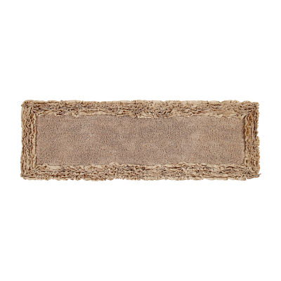Better Trends Shaggy Border Mat Bath Rug
