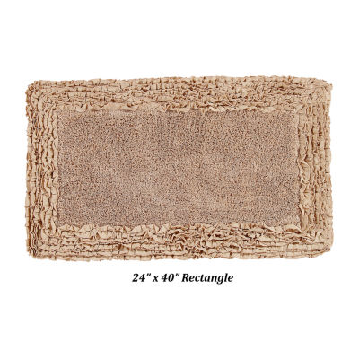 Better Trends Shaggy Border Mat Bath Rug
