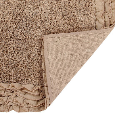 Better Trends Shaggy Border Mat Bath Rug