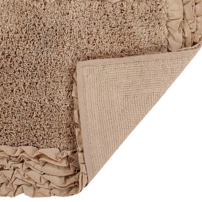 Better Trends Shaggy Border Mat Bath Rug