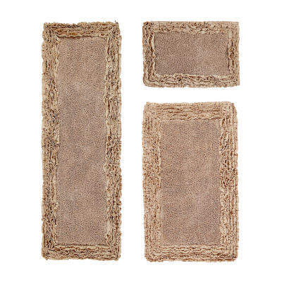 Better Trends Shaggy Border Mat Bath Rug
