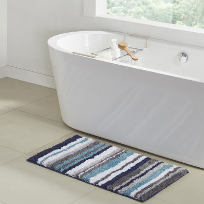 Better Trends Griffie Collection 100% Polyester Bath Rug, 20 x 32