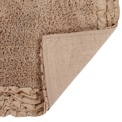 Better Trends Shaggy Border Mat Bath Rug