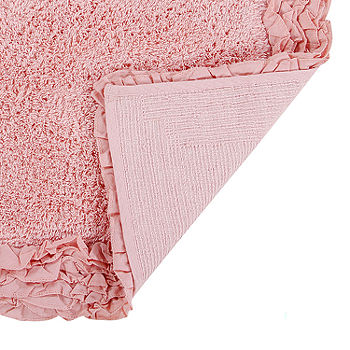 Better Trends Shaggy Border Bath Mat Rug 100% Cotton Size 3 Piece Set 17 inch x 24 inch | 24 inch x 40 inch | 20 inch x 60 in