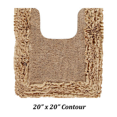 Better Trends Shaggy Border Mat Bath Rug