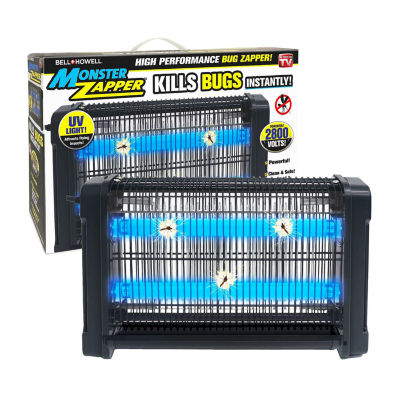 Bell + Howell Monster Zapper Electric Pest Control Attracts and Kills Houseflies, Mosquitoes, and Gnats