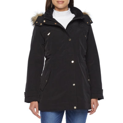 Miss Gallery Heavyweight Fur Trimmed Puffer Jacket JCPenney