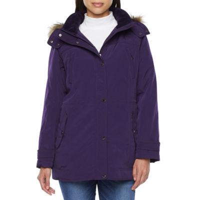 Miss Gallery Heavyweight Fur Trimmed Puffer Jacket JCPenney