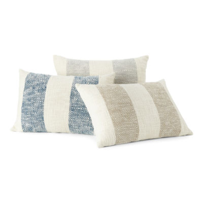 Fieldcrest Woven Colorblock Lumbar Pillow JCPenney