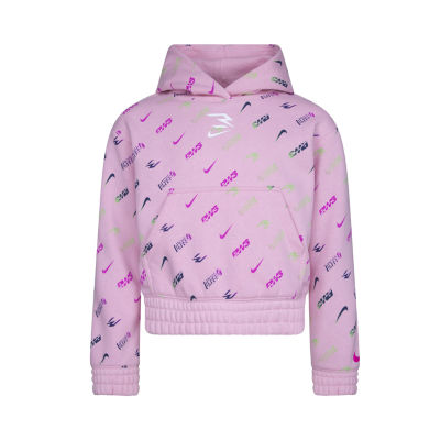 Nike 3BRAND by Russell Wilson Big Girls Hoodie, Color: Soft Pink - JCPenney