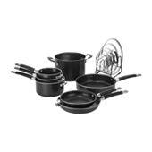 Oster Ashford 10-Piece Aluminum Non-Stick Cookware Set (Black) - 20011269