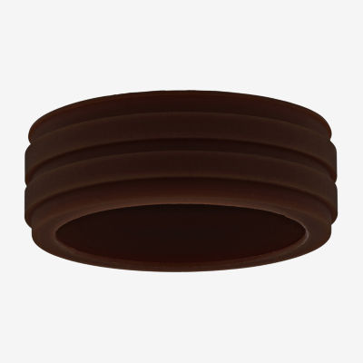 Mens 8MM Silicone Wedding Band