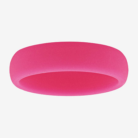 Modern Bride Womens 6mm Silicone Wedding Band In Transparent