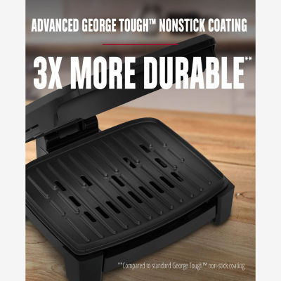 George Foreman Submersible Grill GRECV075B, Color: Black