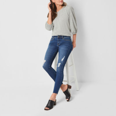 a.n.a Womens High Rise Jegging, Color: Medium Lyric - JCPenney