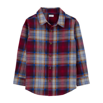 Carter's Little & Big Boys Long Sleeve Button-Down Shirt