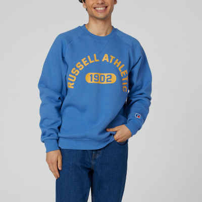 Russell Athletics Mens Crew Neck Long Sleeve Sweatshirt, Color: Blue -  JCPenney