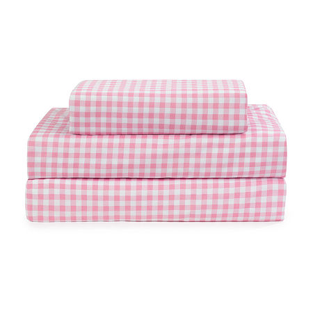 Under the Stars Kids Microfiber Sheet Sets, One Size, Pink