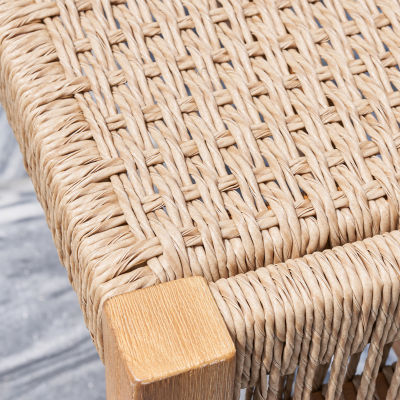 Azan Rattan Wood Patio Bench