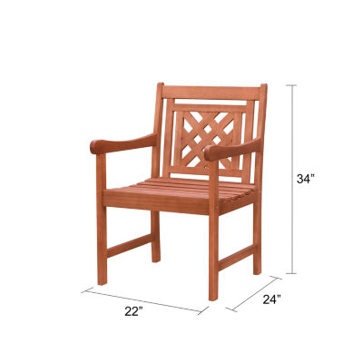 Wooden Patio Dining Chair