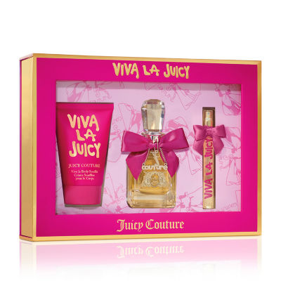 Juicy Couture Viva La Juicy 1.7 Oz Eau De Parfum 3-Pc Gift Set ($147 Value)