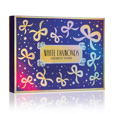 Elizabeth Taylor White Diamonds 3.3 Oz Eau De Toilette 4-Pc Gift Set ($122 Value)