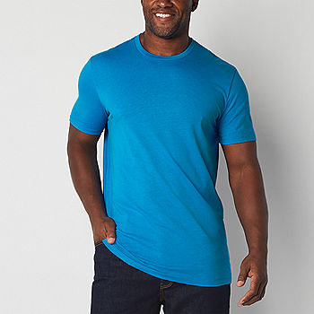 St. John's Bay Big and Tall Mens Crew Neck Short Sleeve T-Shirt - JCPenney