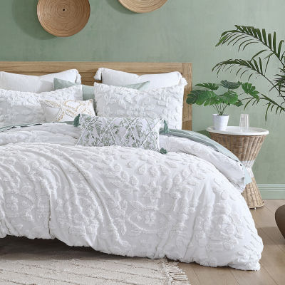 Peri Home Chenille Laurel 3-pc. Midweight Embroidered Comforter Set