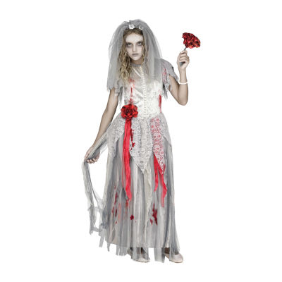 Girls Zombie Bride Costume