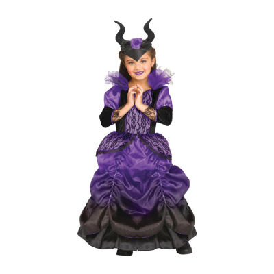 Girls Purple Wicked Queen Costume