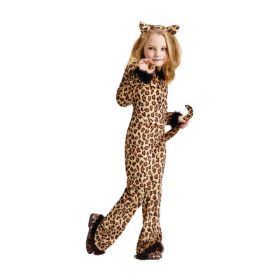 Girls Pretty Leopard Costume