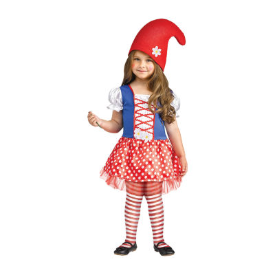 Toddlers Lil Miss Gnome Toddler Costume